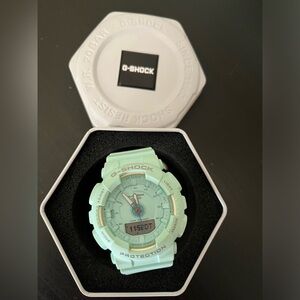 Women’s G SHOCK Watch, light blue